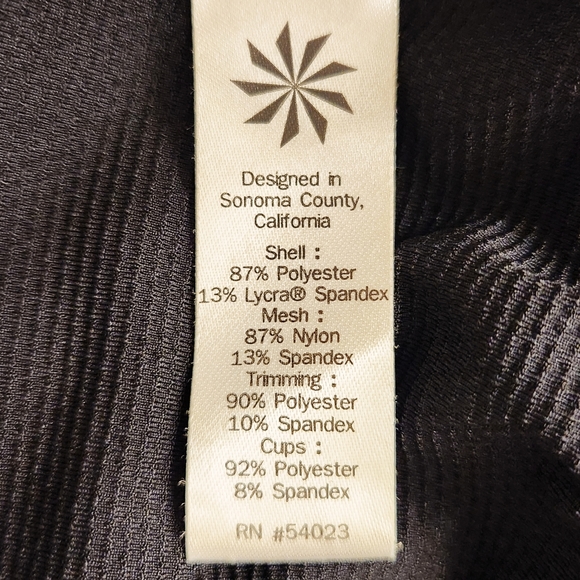 Athleta Miles Bra Criss Cross Tank Top Black Small Yoga Pilates Athletic Gym - Picture 8 of 10